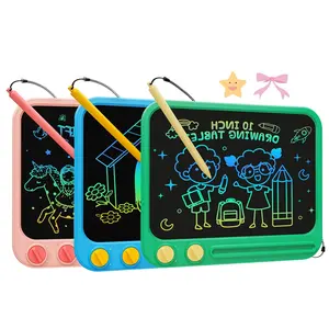 10 Inch Doodle Board Colorful Screen Doodle Board Erasable Reusable Drawing Board Drawing Pads Girls Gifts Toys