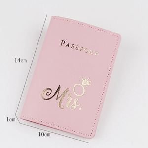 High Quality PU <b>Leather</b> RFID Blocking No Closure Card Holder Heat-Transfer Printing Travel Letter <b>Passport</b> <b>Cover</b> and Wholesale - Product Image 4