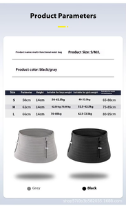 Professional Multi-Functional <b>Running</b> Outdoor Fitness Waist Jogging <b>Bags</b> High Elastic Mobile <b>Phone</b> Belt Non-Shaking Feature - Product Image 4