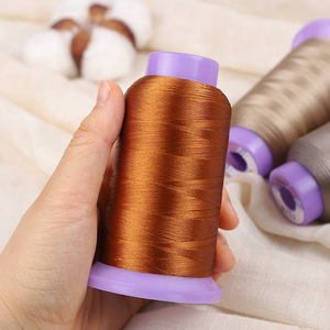 Fil à broder en polyester 100% écologique, haute ténacité, teint, 120d/2, 3000m, 5000m, vente en gros - Product Image 2