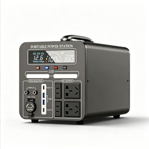 Système de stockage d'énergie solaire 220V, batterie au phosphate de fer lithium, station d'alimentation solaire portable d'extérieur, générateur d'énergie de camping 600W - Product Image 3