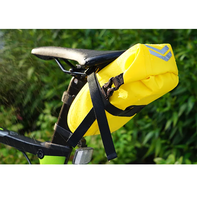 Large Capacity Durable Bike Tail Seat Bicycle Bags PVC Waterproof Bike Accessories Bag Seat Saddle Pack Phone Bag