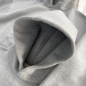 TOPSHOW Garment Hoodies Manufacturer Custom Blank <b>Plain</b> <b>Sweatshirt</b> Baggy 500 Gsm Cotton Fleece Heavyweight Oversized Hoodie - Product Image 2