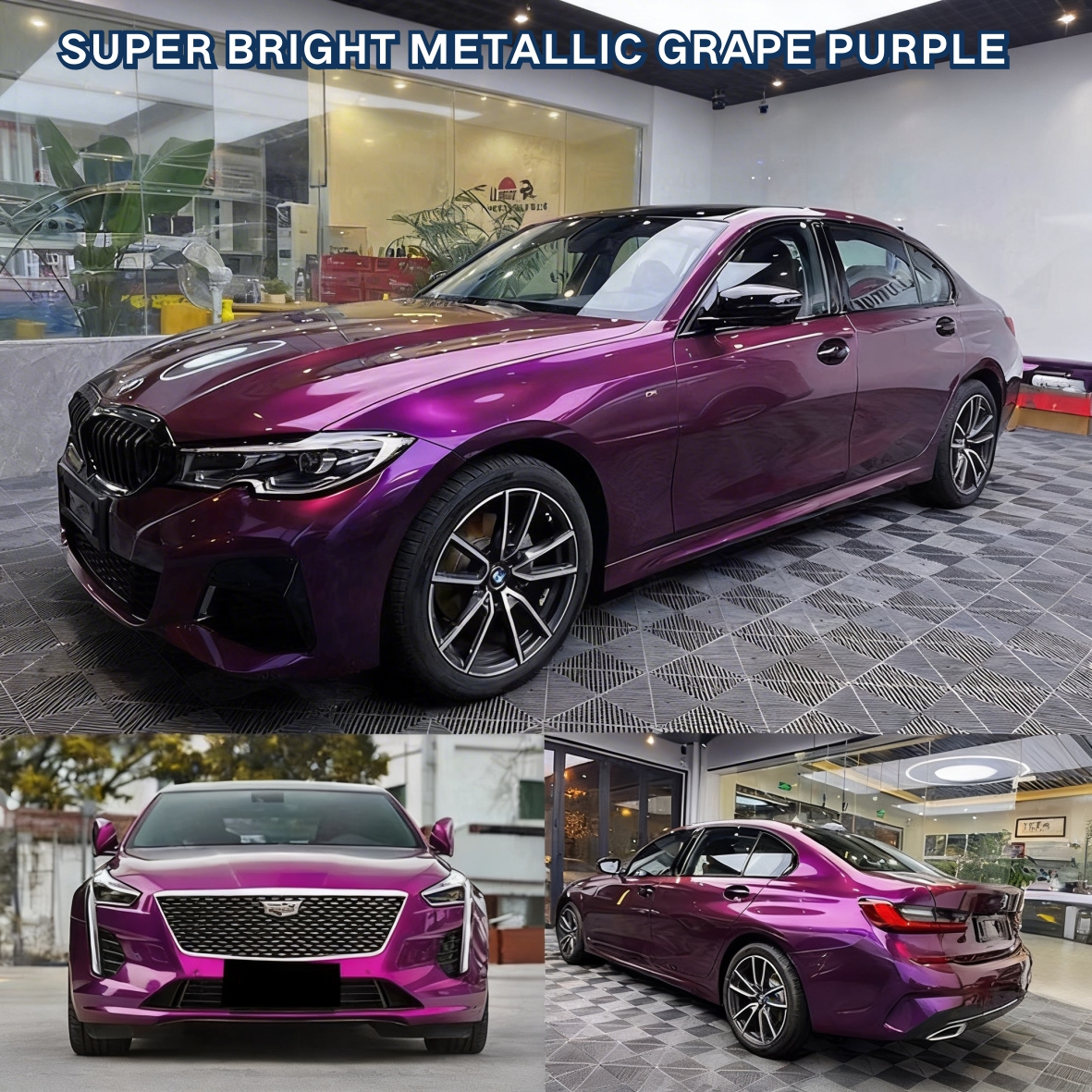 PET-SUPER BRILLANTE METÁLICO UVA MORADO