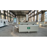 Machine de perçage et de fraisage CNC OUWO 1800 mm pour profilés de murs-rideaux en aluminium, équipement à entraînement servo-moteur trois axes 1800 mm