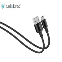 Kabel Data pengisian daya maksimum 2,4 A 3A tahan lama kuat kawat kepang 2024 kabel Data pengisi daya cepat ponsel mikro usb kabel Data pengisi daya Cepat