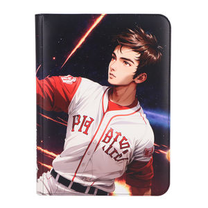 Mtg Tcg YuGiOh9 карман на молнии кожаный переплет для карт 900 карты 9 карманов с пользовательским логотипом PU коллектор сортированный Poke Mon Card фотоальбом - Product Image 4