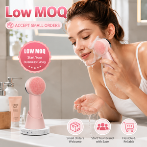 Cepillo de Limpieza Facial de Doble Cara de Alta Calidad Original, Resistente al Agua, con Compresa Caliente, OEM, Eléctrico, de Silicona, para Limpieza Facial - Product Image 1