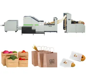 Machine automatique de fabrication de sacs en papier Kraft, prix de la machine de fabrication de sacs en papier au maroc