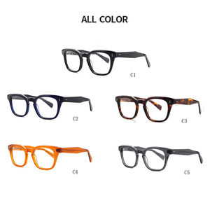 Vente en gros de lunettes en acétate de haute qualité de créateur personnalisé Lunettes anti-lumière bleue Montures de lunettes optiques pour femmes - Product Image 4