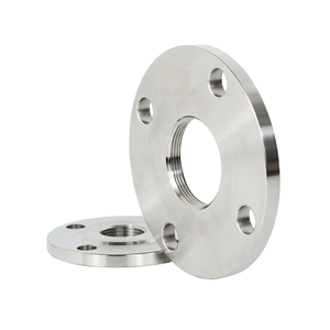 Dkv <span class=keywords><strong>ANSI</strong></span> b16.5 ren mặt bích 150 # lớn lên mặt 316 thép không gỉ 304/304L 2 inch NPT chủ đề mặt bích DN100 PN16 - Product Image 3