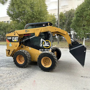 Cargador de rueda Caterpillar CAT246D, original y usado en stock, cargador CAT246C CAT966H CAT262 CAT262D3 - Product Image 2