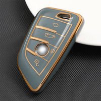 3/4 boutons coque de couverture de clé de voiture en TPU Fob pour BMW X1 X2 X3 X4 X5 X6 M5 F15 F16 F48 G30 G38 525 540 740 série 1 2 3 5 accessoires