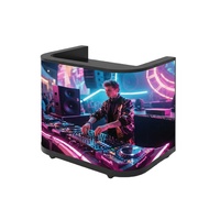 Écran LED pour pupitre d'église intérieur, installation facile, taille personnalisée, raccordement sans soudure, écran LED incurvé pour DJ, affichage LED souple GOB