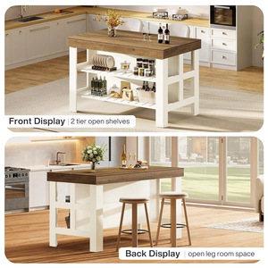 Custom Modern MDF Wooden Display Bar Shelf Cabinet Kitchen Island Storage Shelves Luxury Bar Cabinet <b>Table</b> with Storage Function - Product Image 4