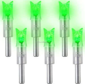 HT Spot Goods Pinals - Nocks LED Iluminados para Ballesta con Diámetro Interior de .300/7.62 mm, para Caza y Práctica de Tiro con Flechas - Product Image 1
