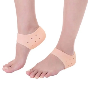 Chaussettes de soin des pieds en silicone, chaussettes fines hydratantes en gel pour talons, avec trou, protecteurs pour peaux gercées, outils de pédicure - Product Image 2