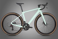 Hochwertiges Carbonfaser RS 24-Gang Gravelbike mit hydraulischen Scheibenbremsen und Standardpedalen für Straßentouren