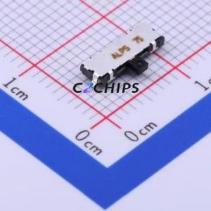 SSAG330400 Slide Switch SMD Switch Single Pole Three Throw Rectangle Pin Header SMD Tab 4.5mm - Product Image 1