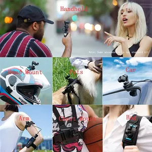 JHD FeiyuTech <span class=keywords><strong>Pocket</strong></span> 2S <span class=keywords><strong>Feiyu</strong></span> 3Axis Gimbal 4K Cámara Diseño dividido Base magnética 1 Sensor de 2,5 pulgadas 130 Campo de visión Ultra - Product Image 3