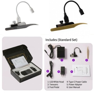 Lámpara UV para Pestañas de 405nm con Soporte de Pinza, Luz UV para <span class=keywords><strong>Pegamento</strong></span> de Pestañas, Sistema de Extensión de Pestañas con Cuello de Cisne Flexible, Mini Lámpara LED UV para Extensión de Pestañas - Product Image 5