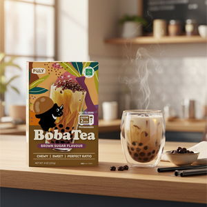 OEM Available Ambient <b>Storage</b> Includes Boba & Straws For Party Gifts Tiger Stripe Style Bubble Tea <b>Brown</b> Sugar 3 SET Boba Kit - Product Image 5