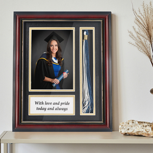 MONDON Hot Sale Wood Certificate Diploma Photo Frames With Tassel Holder