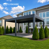 Grande pergola, gazebo, pavillon, auvent pour fête en plein air, mariage, jardin, cour, patio