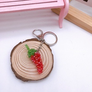 Llavero de Frutas con Cuentas Acrílicas Hechas a Mano, Venta al Por Mayor de Fábrica, Pequeña Decoración, Regalo Promocional Económico, Llavero de Frutas Bonito para Niños - Product Image 2