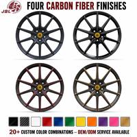 Nouvelles jantes monobloc forgées en fibre de carbone de 16 à 24 pouces, multi-rayons, concaves profondes, 5x112/120, finition noire, pour supercars et tuning performance