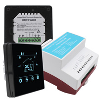 Modifier le thermostat d'ambiance intelligent moderne Split 3 Speed Fan Coil Unite Contrôleur de vanne de modulation pour les systèmes HVAC