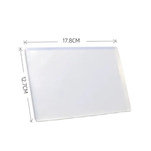 Prensa de gel Suministros de impresión de gel Hojas adhesivas transparentes de doble cara Polímero Pu Placa de impresión de gel reutilizable para Artes y manualidades - Product Image 1
