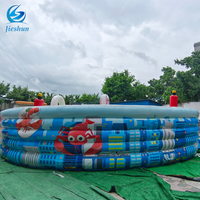 Usine gonflable Combo trampoline rond labyrinthe château gonflable maison de rebond jeu de parcours d'obstacles aire de jeux pour événement de location