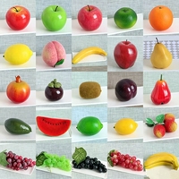 Fruits artificiels en mousse de haute qualité : oranges, bananes, citrons verts, pommes pour la maison, la cuisine, la photographie, les accessoires de mariage et les fournitures de fête