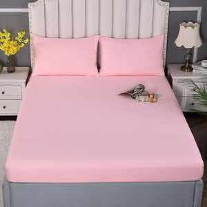 Set di fodera per materasso impermeabile e moderno con protezione per lenzuola in tinta unita stile piegato per Hotel domestico - Product Image 2