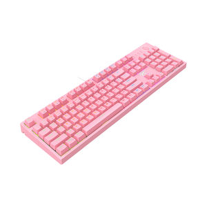 HAVIT-<span class=keywords><strong>teclado</strong></span> multifunción KB871L, <span class=keywords><strong>teclado</strong></span> <span class=keywords><strong>de</strong></span> <span class=keywords><strong>membrana</strong></span> RGB retroiluminado con cable <span class=keywords><strong>de</strong></span> 104 teclas para jugador - Product Image 3