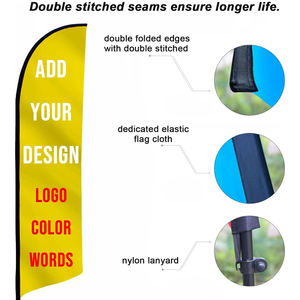 バナーキング<span class=keywords><strong>2026</strong></span> ホットセール ビーチフラッグキット 屋外ビーチフラッグディスプレイセット カスタムフラッグポール PVCウォーターバッグ クロスベース付き - Product Image 3