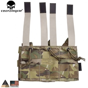 Pochette triple ouverte pour chargeurs tactiques modulaires Molle pour la chasse et les jeux de guerre - Product Image 4