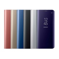 Cas Pour Xiaomi Redmi Note 10/11 Pro Note 9 Haute Qualité Smart Flip Miroir Téléphone Cas pour Redmi Note 8 Fold Couverture Arrière