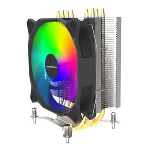 Hot Koop 4 Heatpipe Met Liquid Cooler Cooler Master Fan Stille Cpu Koeler Luchtkoeling Led