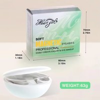 Cils magnétiques naturels réutilisables en gros, marque privée, extensions de cils magnétiques 3D avec applicateur