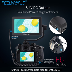 Feelworld F6 cộng với V2 6 "3D LUT màn hình cảm ứng màn hình | 4K HDMI, IPS FHD cho DSLR/máy ảnh lĩnh vực giám sát OEM/bán buôn - Product Image 5