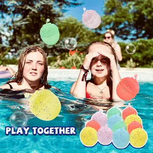 Neues Design Kinder Baby-Wasserballons Spielzeug wiederverwendbar keine Magnete Wasserbaumballons FÜR Strand Badezimmer-Pool