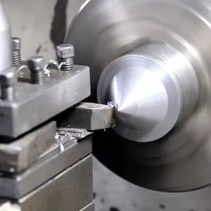Máquina de torneado de Metal CNC de alta calidad, máquina de torno de velocidad A tornos