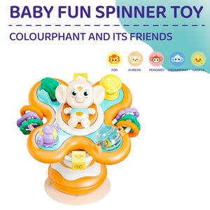 2025 bébé nouveau éducatif sensoriel <span class=keywords><strong>hochet</strong></span> Fidget <span class=keywords><strong>ventouse</strong></span> filature jouets multi-fonction dessin animé <span class=keywords><strong>ventouse</strong></span> <span class=keywords><strong>Table</strong></span> à manger jouet - Product Image 2