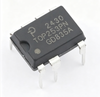 Composants électroniques IC originaux 8 DIP, 7 fils, gestion de l'alimentation (PMIC) TOP253PN