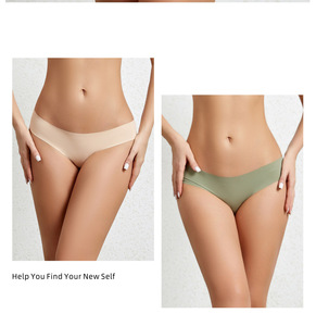 <strong>Tangas</strong> Hot Popular Customized <strong>Briefs</strong> Hipster Underwear Slimming Breathable Seamless Thongs Panties for <strong>Women</strong> - Product Image 3