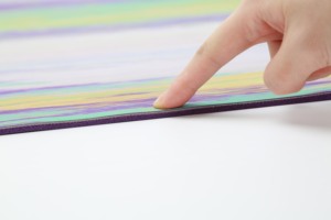 Thảm yoga nhiều màu chống trượt hai mặt khối Màu Sáng Tạo + màu tím đặc - Product Image 2