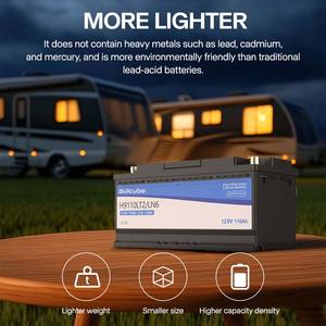 Bullcube 12v Stop Start <span class=keywords><strong>Batterie</strong></span> Voiture <span class=keywords><strong>Agm</strong></span> <span class=keywords><strong>Batterie</strong></span> Start Stop <span class=keywords><strong>110ah</strong></span> Lifepo4 Start Stop <span class=keywords><strong>Batterie</strong></span> pour Rv Bus Véhicule - Product Image 3