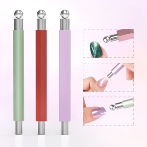 Juego Completo de Herramientas Magnéticas <span class=keywords><strong>para</strong></span> <span class=keywords><strong>Uñas</strong></span> <span class=keywords><strong>con</strong></span> Bolas de Acero Cuadradas y Redondas, Imanes Giratorios de Doble Cabeza <span class=keywords><strong>para</strong></span> Efecto Ojo de Gato - Product Image 1